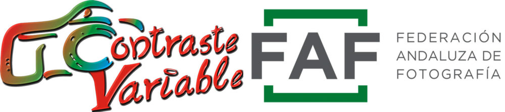 Logo Contraste Variable y Federación Andaluza de Fotografía
