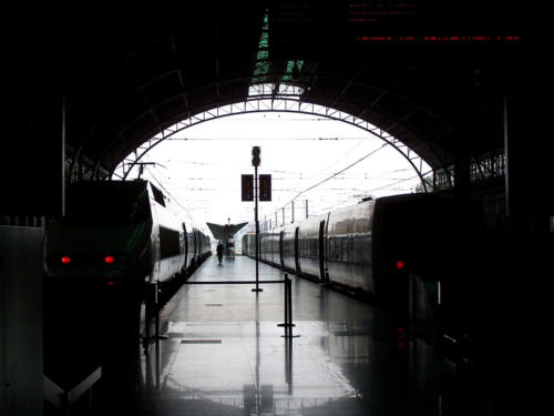 Trenes - Fernando Bedoya-Estación de Valencia II